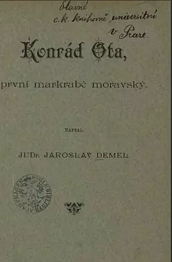 Konrád Ota první markrabě moravský