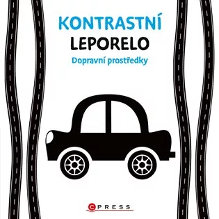 Kontrastní leporelo: Dopravní prostředky