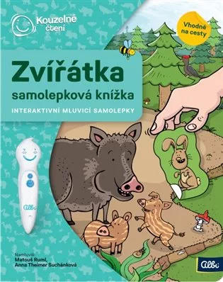 Kouzelné čtení - Samolepková knížka Zvířátka