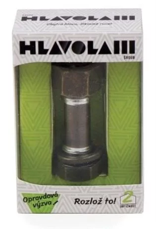 Kovový hlavolam – Šroub