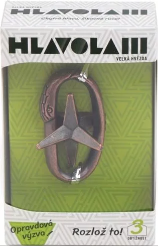 Kovový hlavolam – Velká hvězda