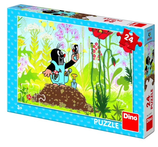 Krtek v kalhotkách: puzzle 24 dílků