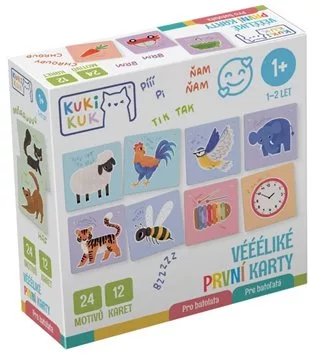 KukiKuk - Véééliké První karty Pro batolata