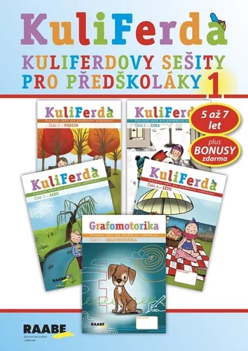 KuliFerda (5–7 let) - SADA 5 pracovních sešitů č.1