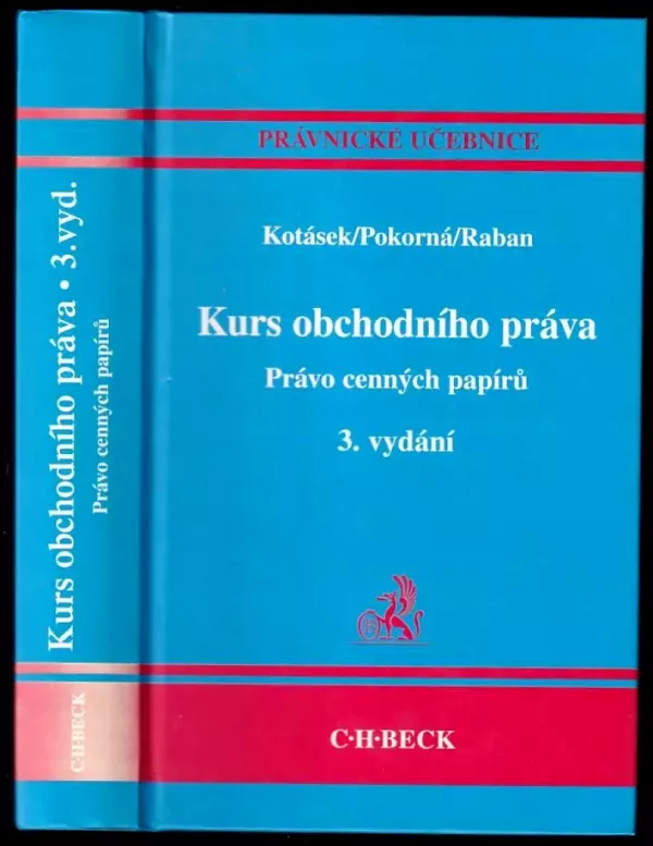 Kurs obchodního práva : právo cenných papírů