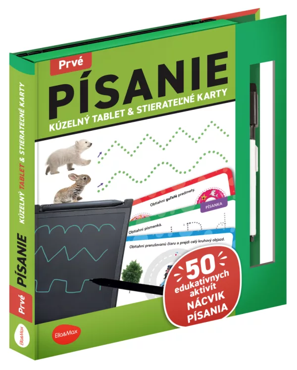 Kúzelný tablet & stierateľné karty –  Prvé PÍSANIE