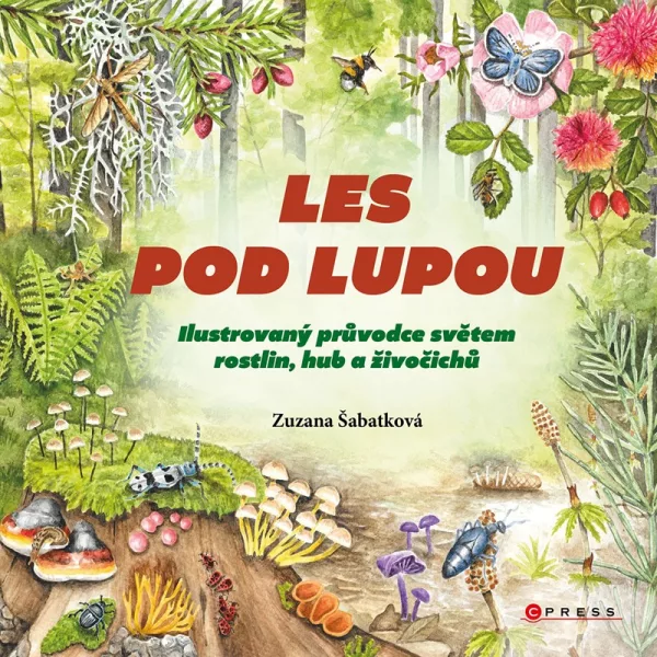 Les pod lupou - Ilustrovaný průvodce světem rostlin, hub a živočichů