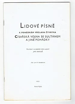 Lidové písně k pohádkám Václava Čtvrtka