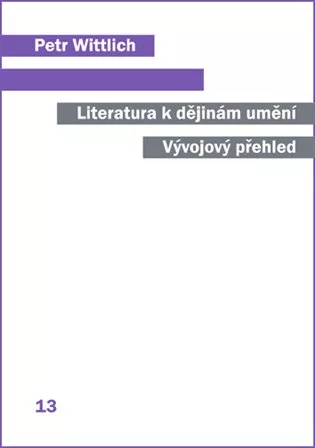 Literatura k dějinám umění - Vývojový přehled