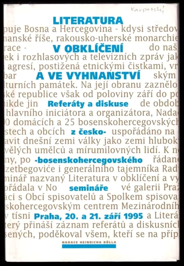 Literatura v obklíčení a ve vyhnanství