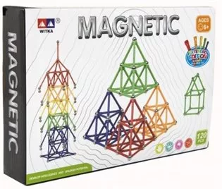 Magnetická stavebnice Magnetic 120 dílků
