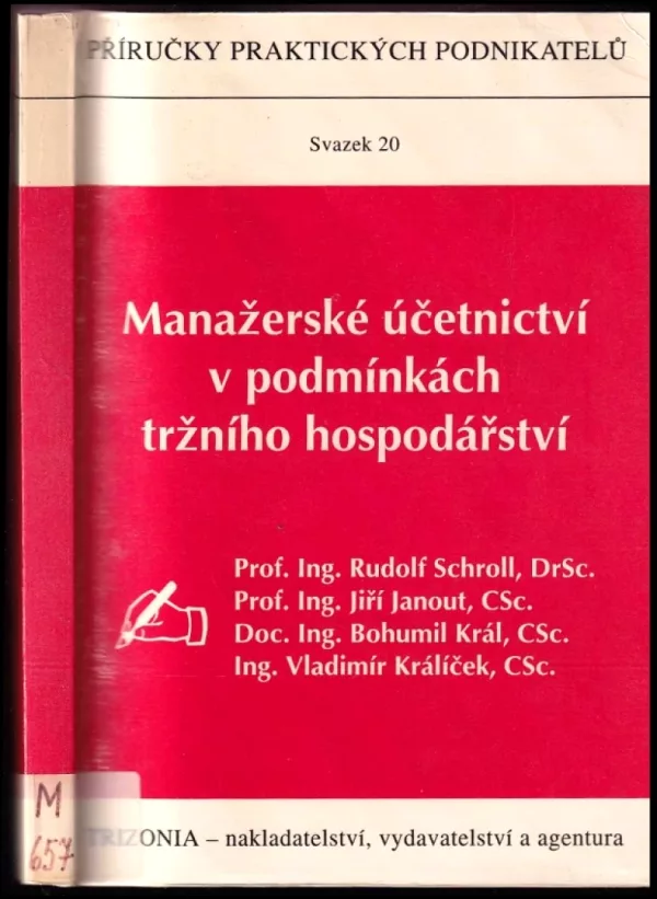 Manažerské účetnictví v podmínkách tržního hospodářství