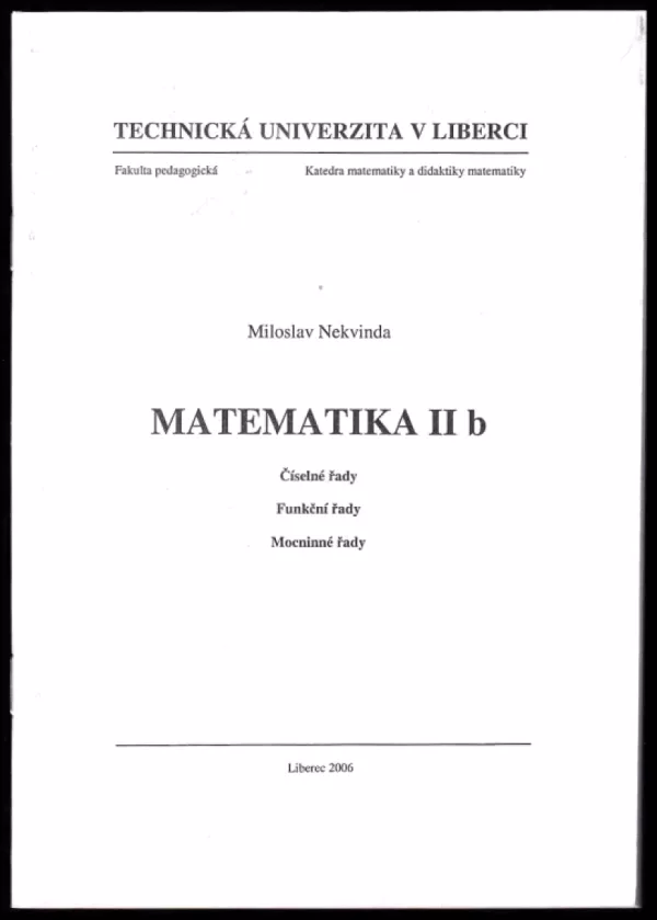 Matematika IIb