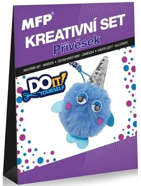 MFP 1042129 Kreativní set přívěšek modrý