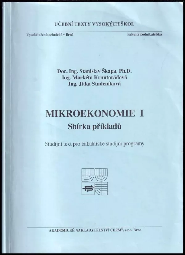 Mikroekonomie I