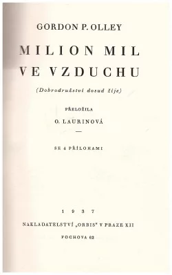 Milion mil ve vzduchu