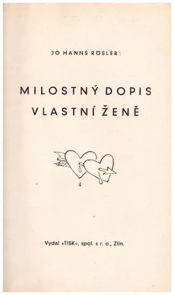 Milostný dopis vlastní ženě