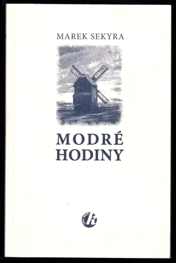 Modré hodiny + PODPIS AUTORA