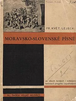 Moravsko-slovenské písně: Ve všech tvrdých i měkkých toninách progres. uspořádané