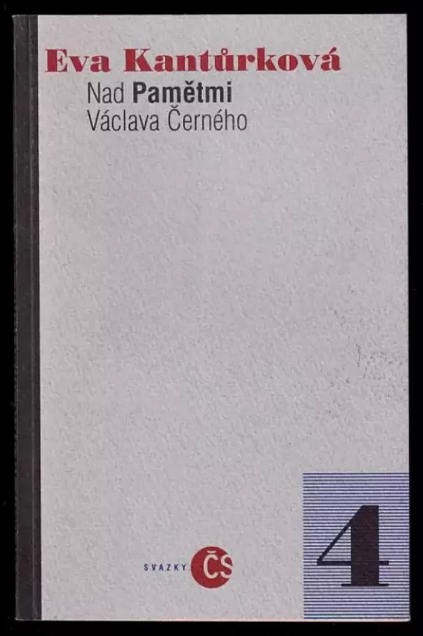 Nad Pamětmi Václava Černého