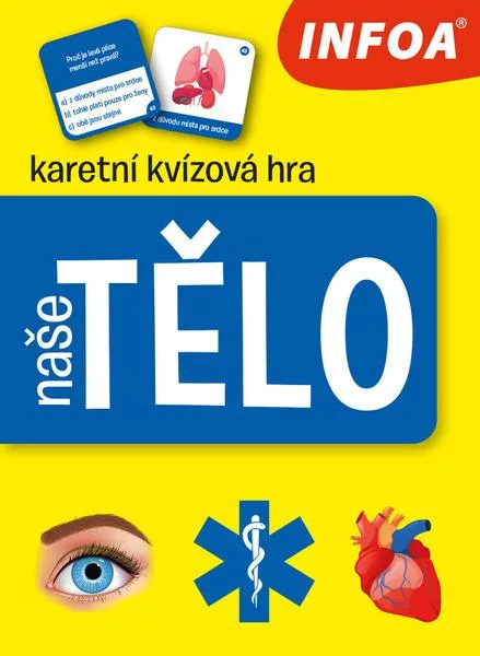 naše tělo karetní kvízová hra