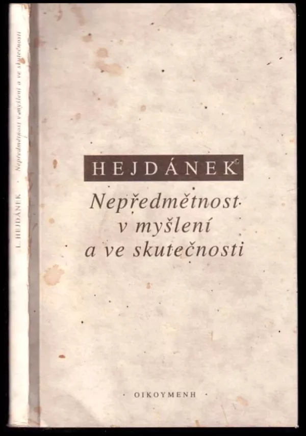 Nepředmětnost v myšlení a ve skutečnosti