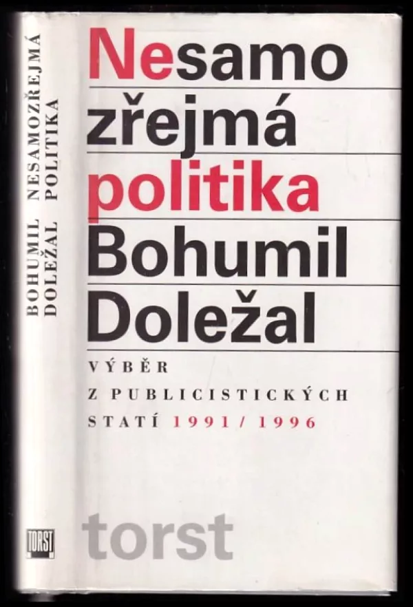 Nesamozřejmá politika - AUTORSKÁ DEDIKACE