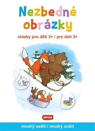 Nezbedné obrázky - modrý sešit