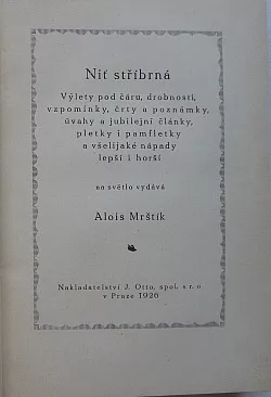Niť stříbrná