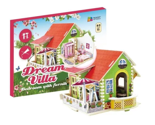 NiXiM Dřevěné 3D puzzle