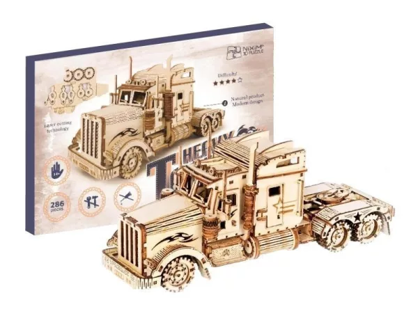 NiXiM Dřevěné 3D puzzle