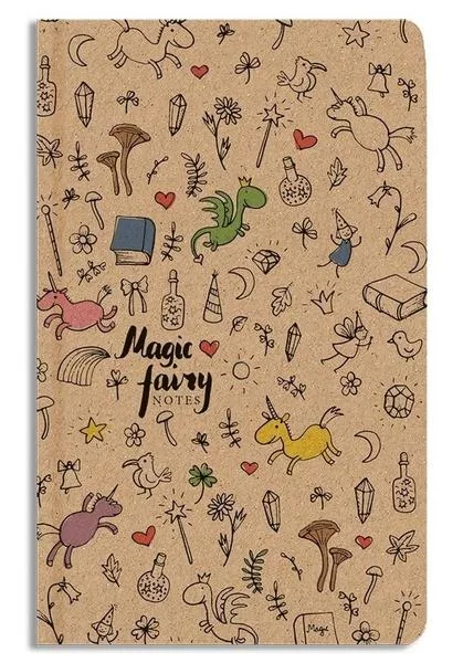 Notes linkovaný A5 kraft Kouzelný