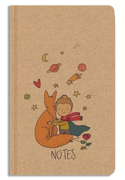 Notes linkovaný A5 kraft Princ