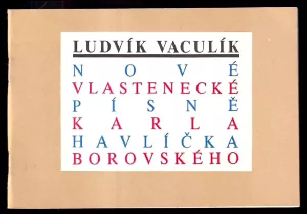 Nové vlastenecké písně Karla Havlíčka Borovského