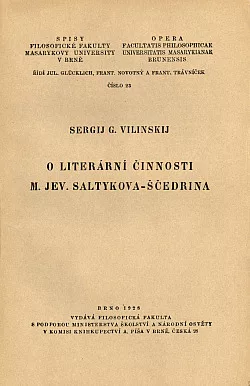 O literární činnosti M. Jev. Saltykova-Ščedrina