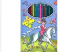 O ponících - Vybarvi si vlastní puzzle