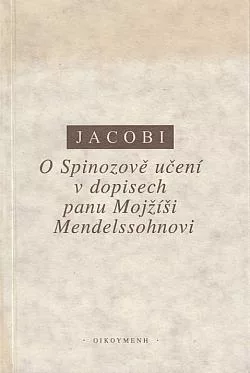 O Spinozově učení v dopisech panu Mojžíši Mendelssohnovi