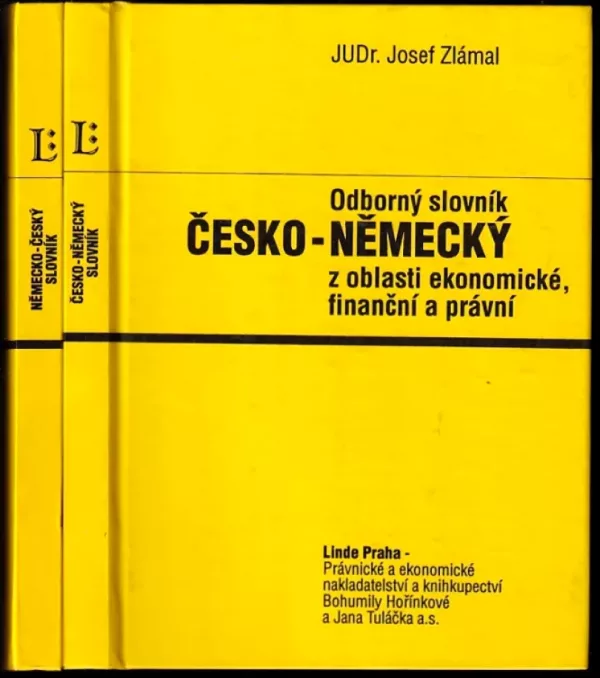 Odborný slovník česko-německý z oblasti ekonomické, finanční a právní : Díl 1-2
