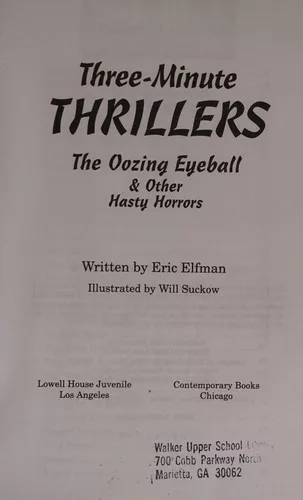 Three-minute thrillers