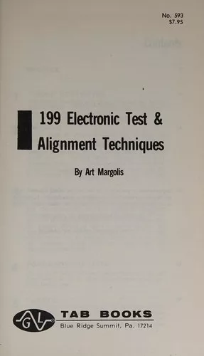 199 electronic test & alignment techniques.