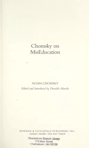 Chomsky on miseducation