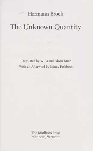 The unknown quantity