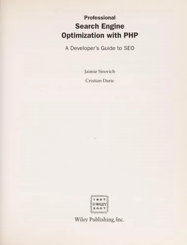 Professional search engine optimization with PHP