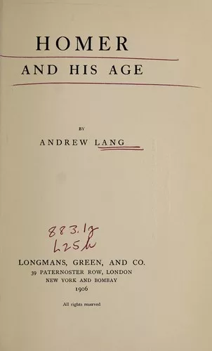 Homer and his age