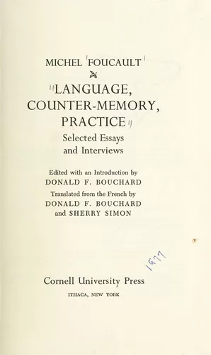 Language, counter-memory, practice