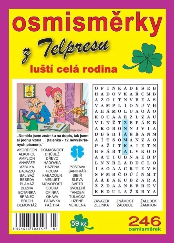 Osmisměrky z Telpresu luští celá rodina 1/2022