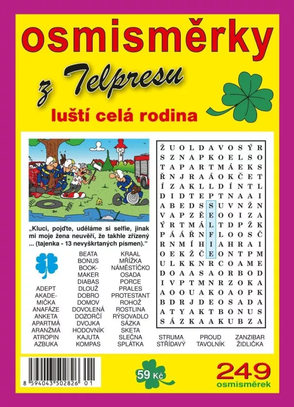 Osmisměrky z Telpresu luští celá rodina 1/2025