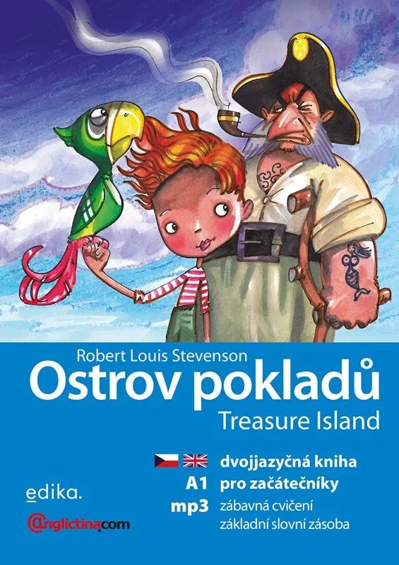 Ostrov pokladů / Treasure Island + mp3 zdarma (A1)