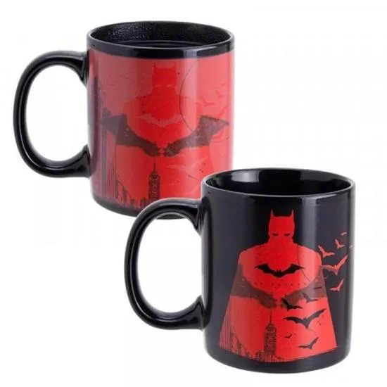 Paladone Hrnek Batman & Batmobile měnící se 300 ml