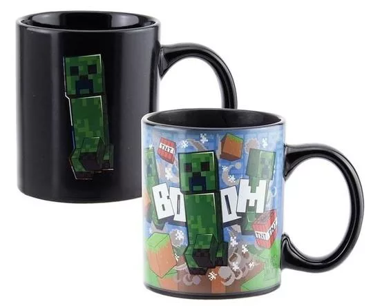 Paladone Hrnek Minecraft Creeper měnící se 300 ml